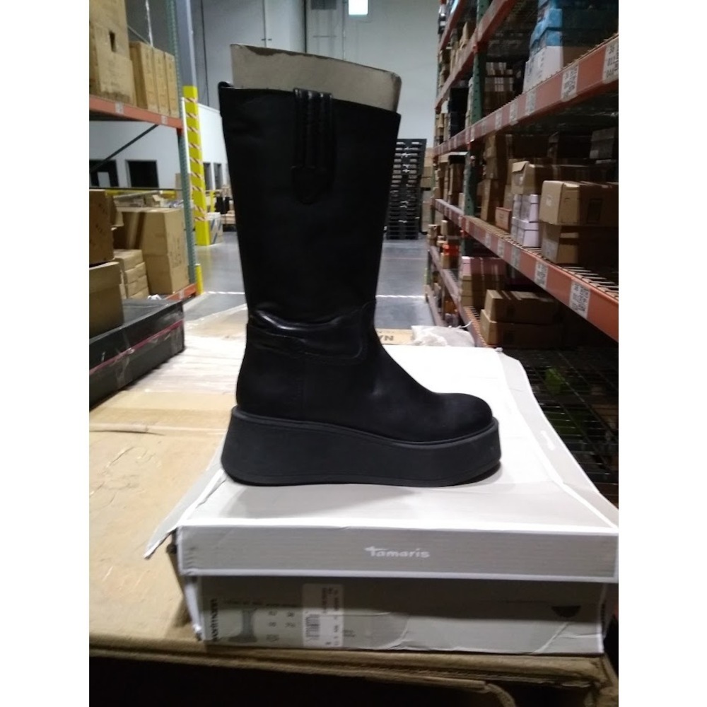 Wortmann Varinna Suede Zip Black 7.5
